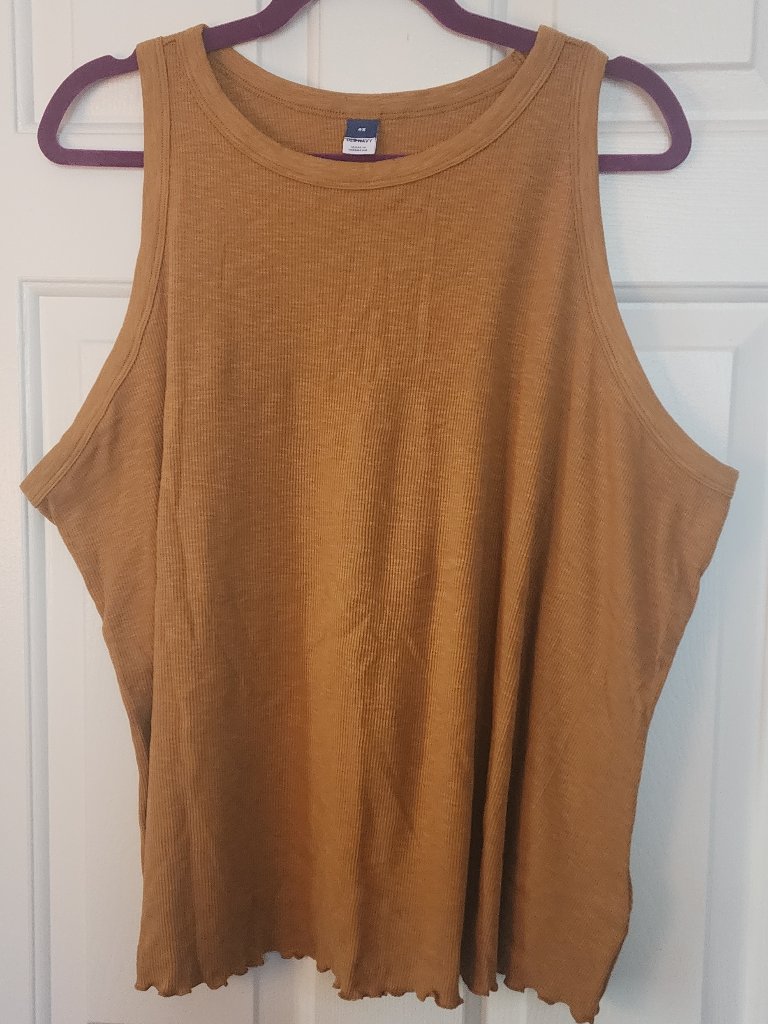 Old Navy Ribbed Mustard Top - 4x